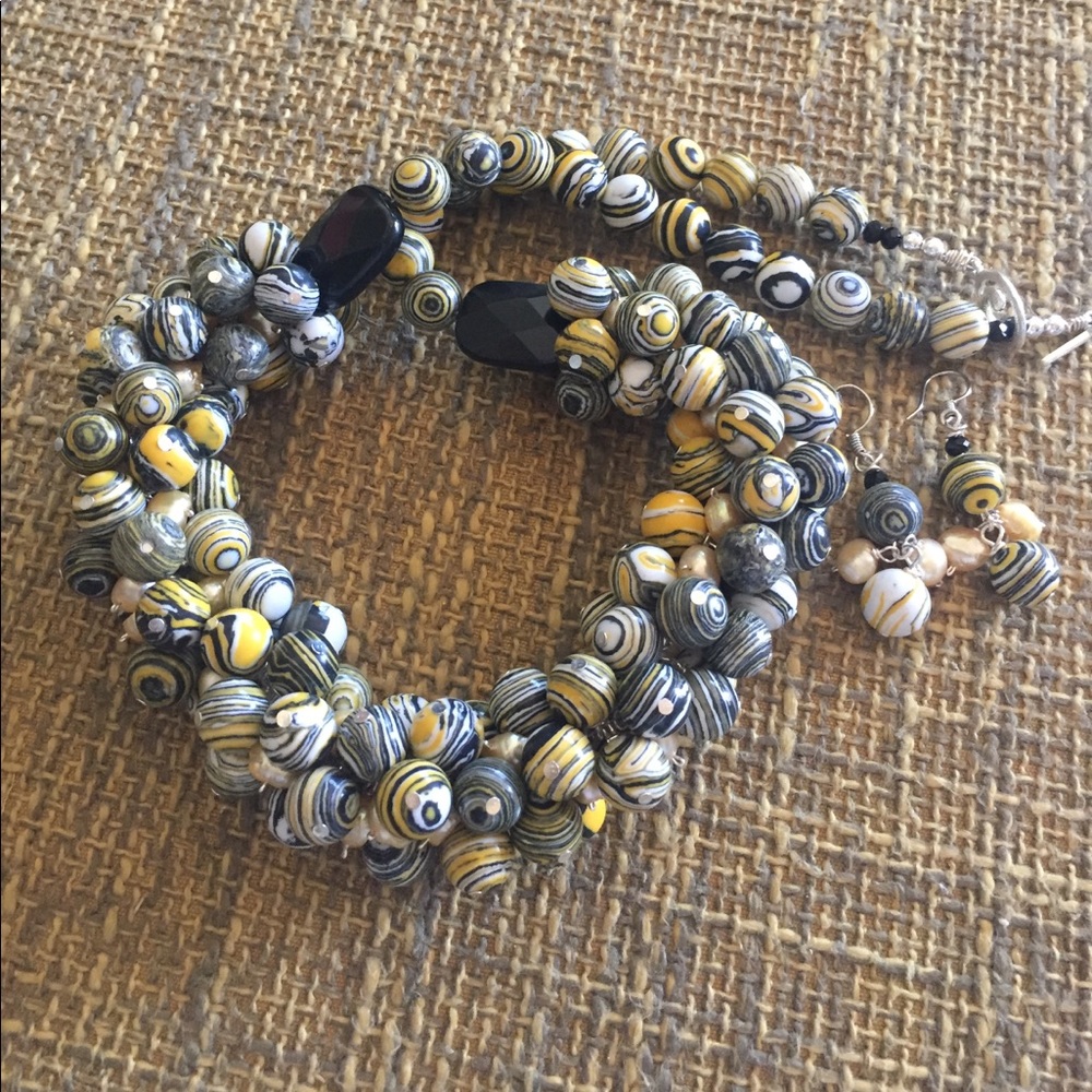 Fun Necklace and Earrings